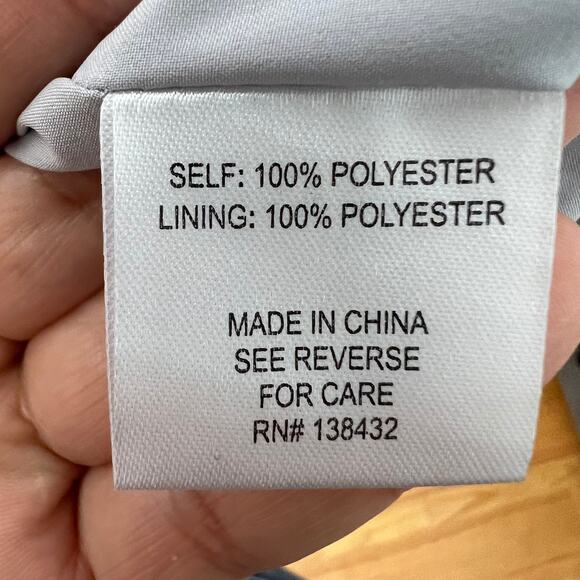 Modcloth Chiffon Of You Dress Lavender Gold Mock Neck Keyhole Long Sleeve Sz S - Picture 5 of 9